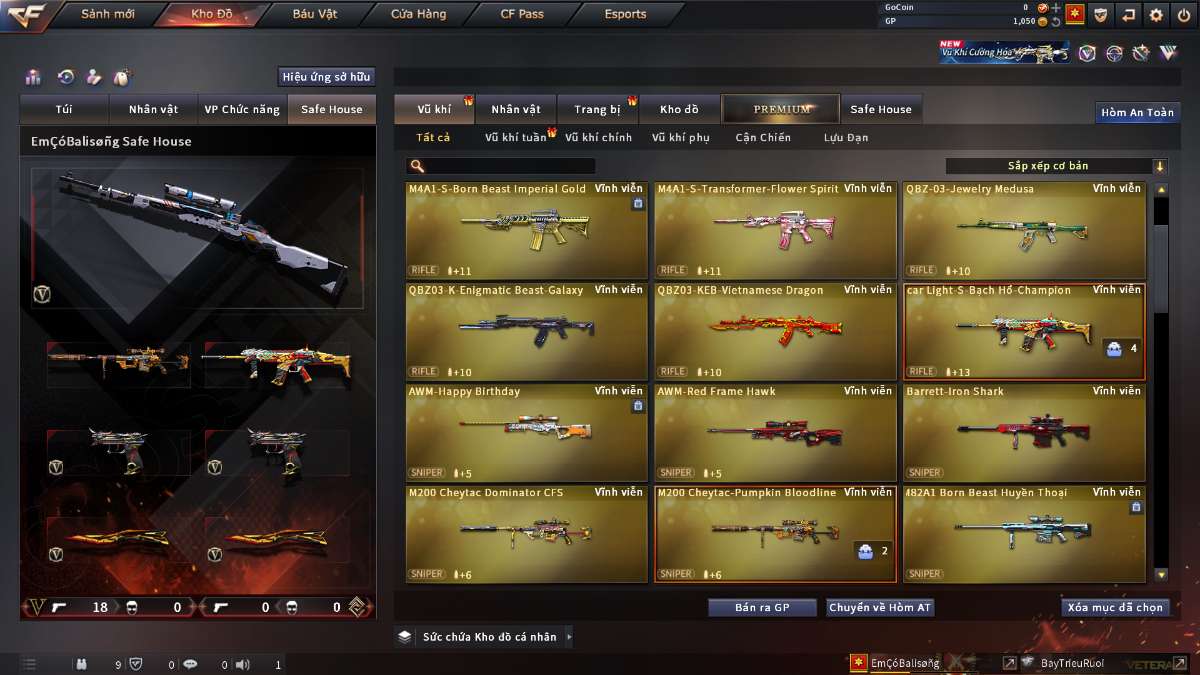 shop acc cf uy tin gia re